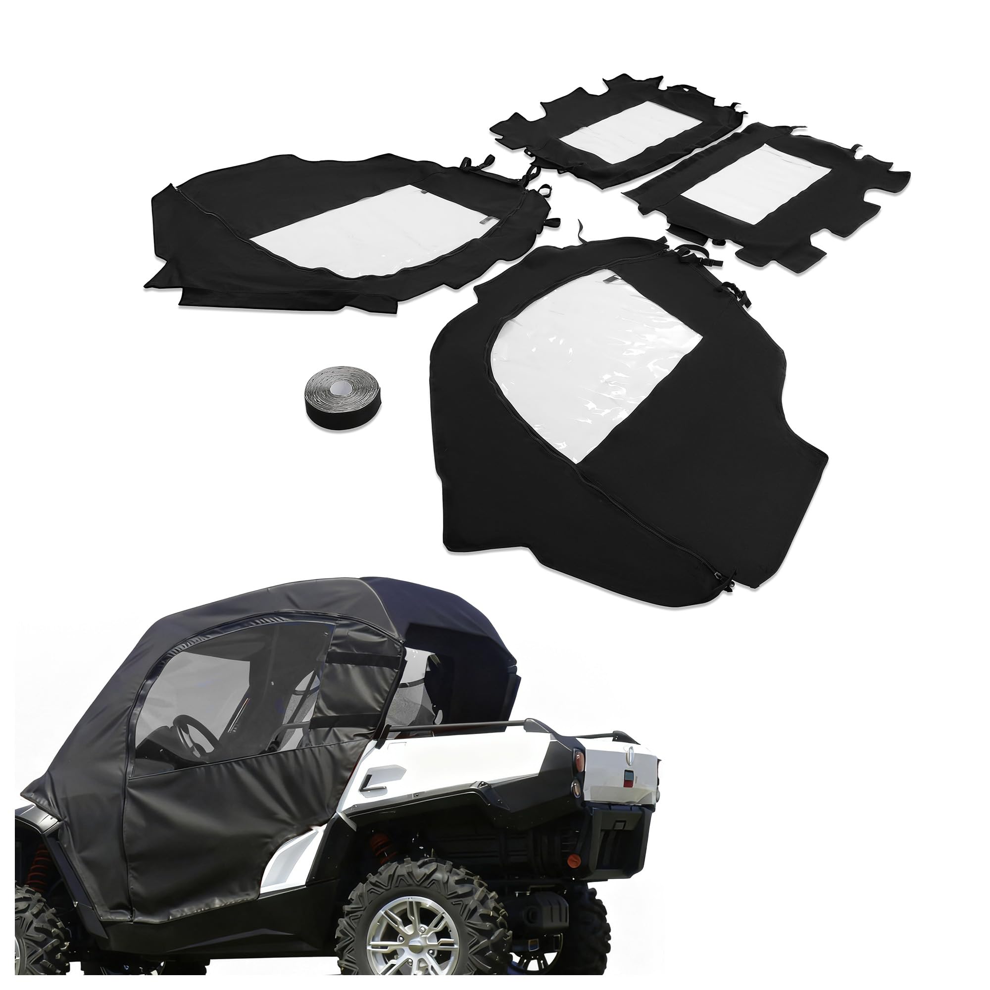 Amazon.com: HECASA Soft Cab Doors & Rear Panel Enclosures